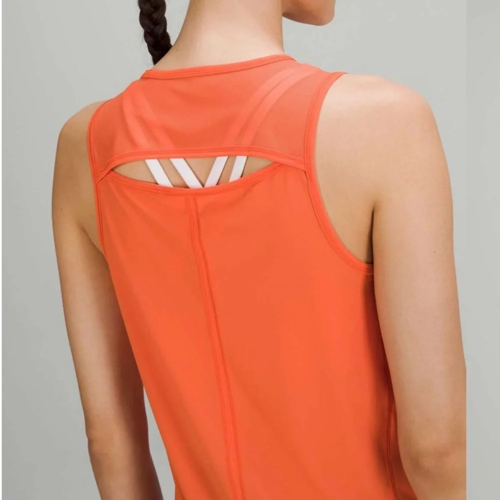 Lululemon Sculpt Tank Top Warm Coral Size 4 NWOT - Picture 6 of 10